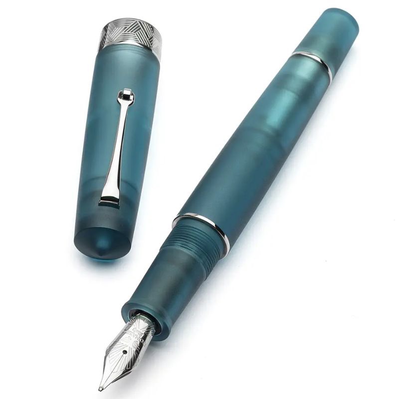 レオナルド プーラ 2026 ペトロール 万年筆 （シルバー/ロジウム