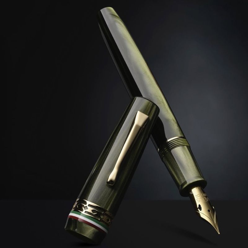 ラディウス1934　セッティモ　イタリア　オリーブ　万年筆