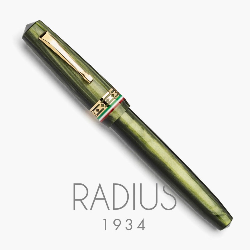 ラディウス1934　セッティモ　イタリア　オリーブ　万年筆