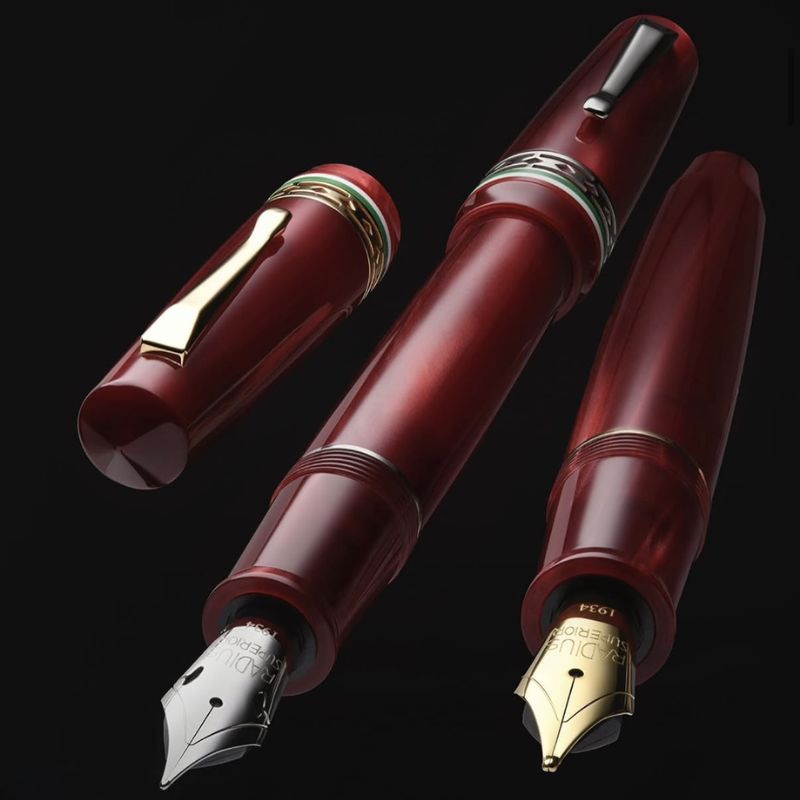 ラディウス1934 限定生産品 セッティモ イタリア レッド 万年筆