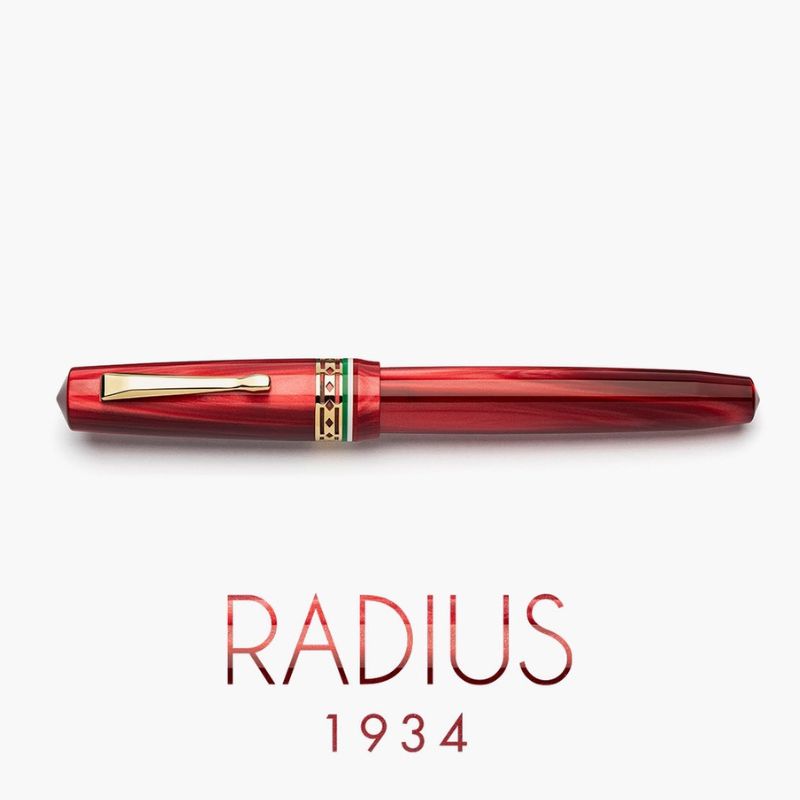 ラディウス1934 セッティモ イタリア レッド 万年筆