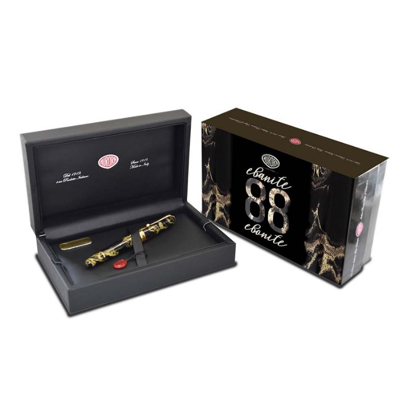 アウロラ 限定生産品 88(オタントット) エボナイト マーブルイエロー 万年筆
