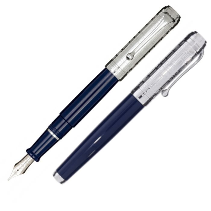 アウロラ 限定生産品　タレンタム　デーダロ　ブルー　万年筆　Aurora Talentum Dedalo Blue Fountain pen