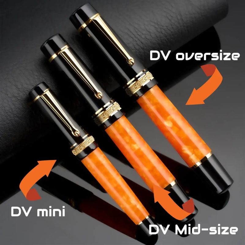 デルタ DV オリジナルミニサイズ 万年筆 (ゴールドトリム)