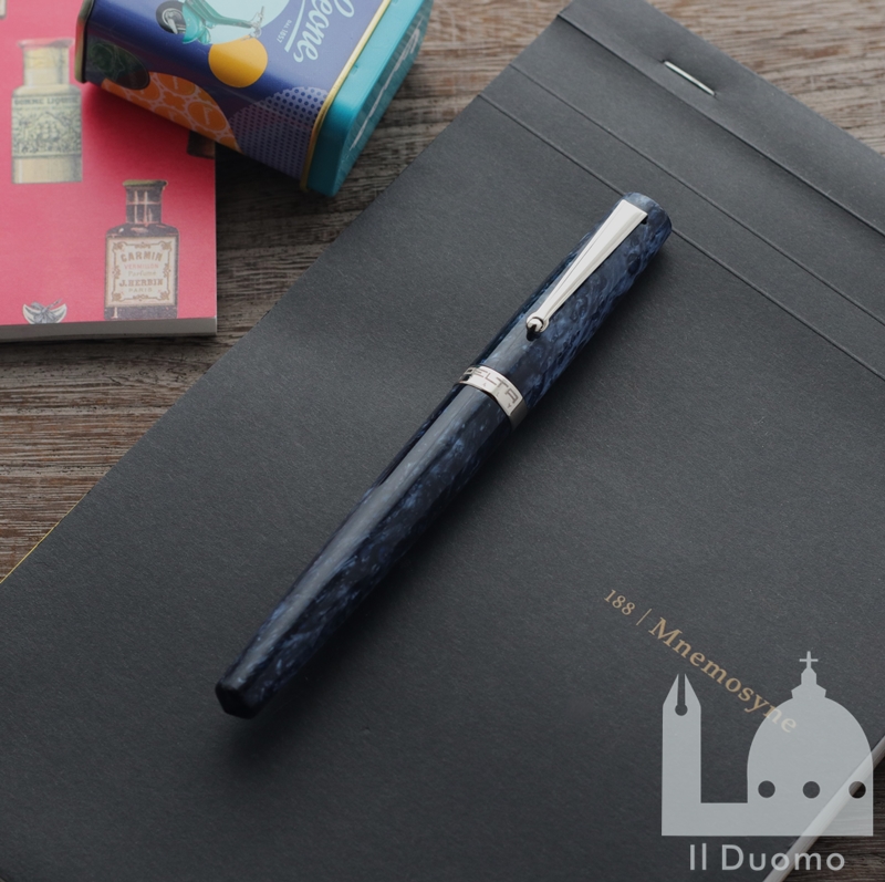 デルタ インテーザ ペトロールブルー シルバートリム 万年筆 Delta