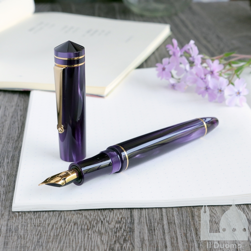 デルタ　ライトバランス　ヴァイオレット　万年筆　Delta Write Balance Violet GT Fountain Pen 《送料無料》