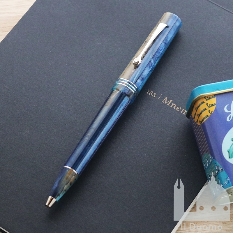 レオナルド モーメントゼロ ハワイブルー ボールペン（ゴールド