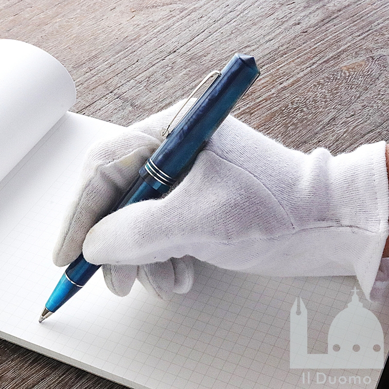 レオナルド モーメントゼロ ハワイブルー ボールペン（ゴールド