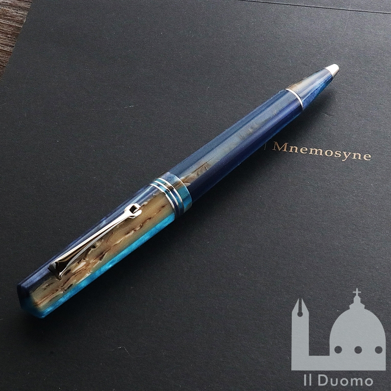 レオナルド モーメントゼロ ハワイブルー ボールペン（ゴールド