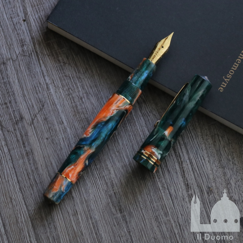 レオナルド 限定生産品 モーメントゼロ キングフィッシャー 万年筆(シリアルナンバー#21/22)