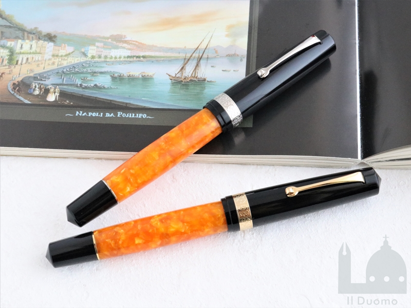 レオナルド　モーメントマジコ　DNA　万年筆　14Kニブ　（ロジウム/ゴールドトリム）　Leonardo Momento Magico DNA Fountainpen