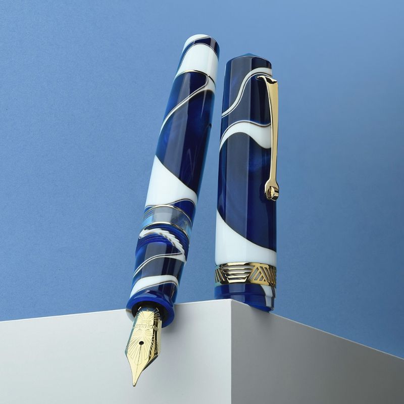 レオナルド モーメントマジコ オンダ 万年筆 (ゴールドトリム)