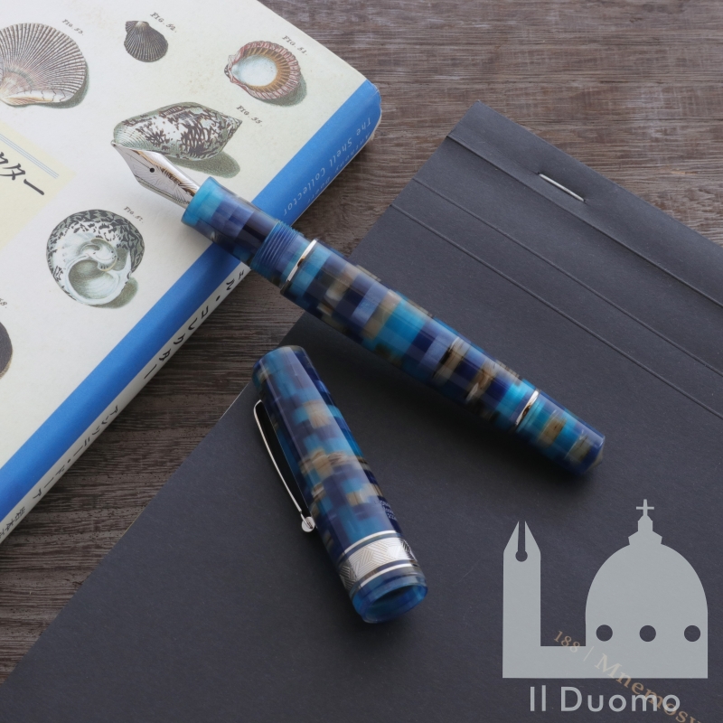 レオナルド　モザイコ　ハワイ　万年筆 　パラジウムトリム