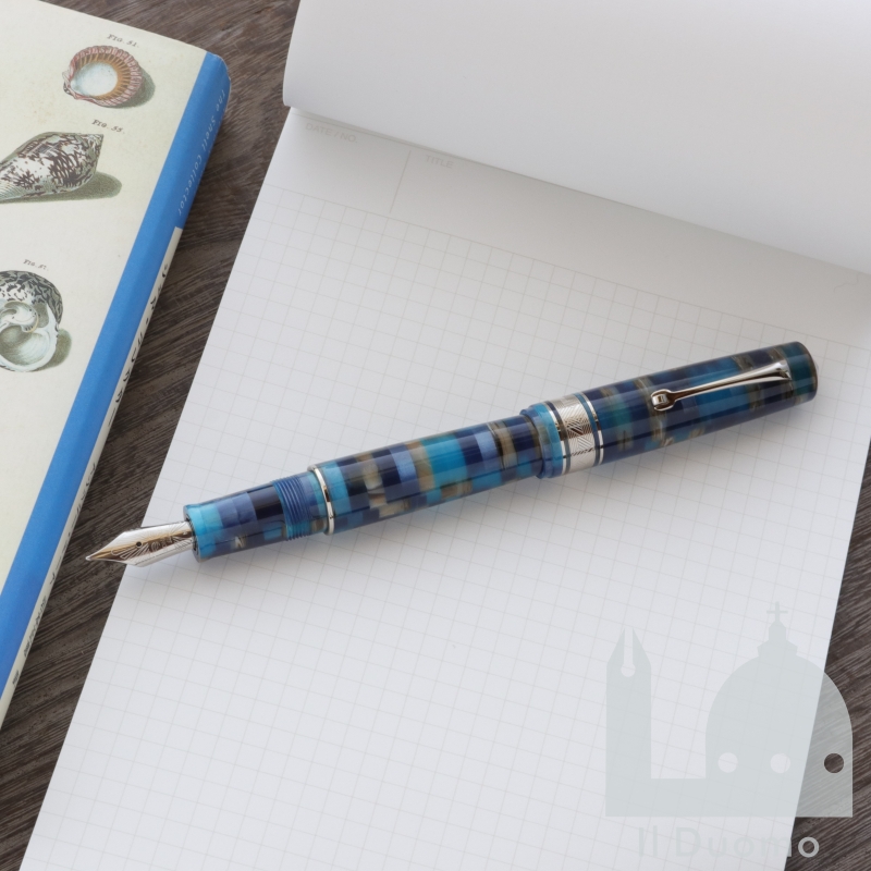 レオナルド　モザイコ　ハワイ　万年筆 　パラジウムトリム