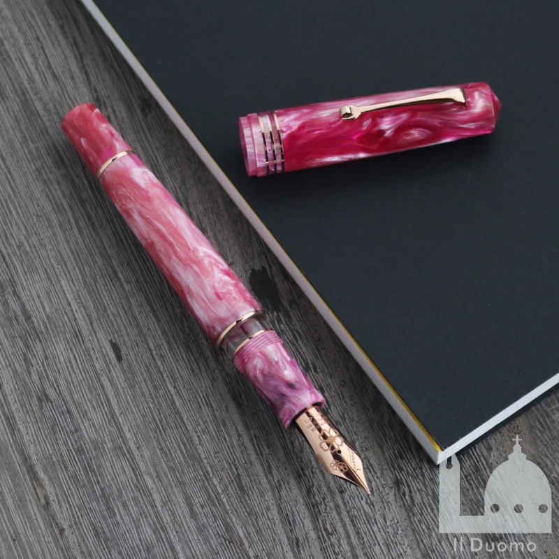 【限定生産品43本】レオナルド 万年筆 MZG サンセット・ウェーブ F レオナルド Leonardo 万年筆 特別生産品/限定品