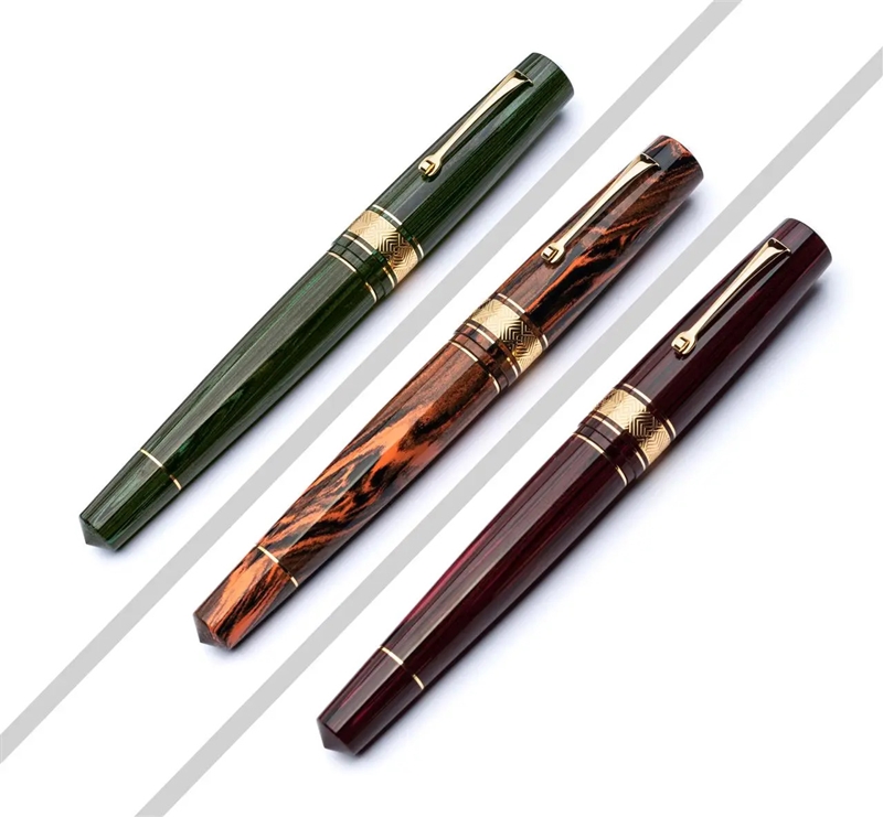 レオナルド 限定生産品 モーメントゼログランデ マスターピース フレイム 万年筆