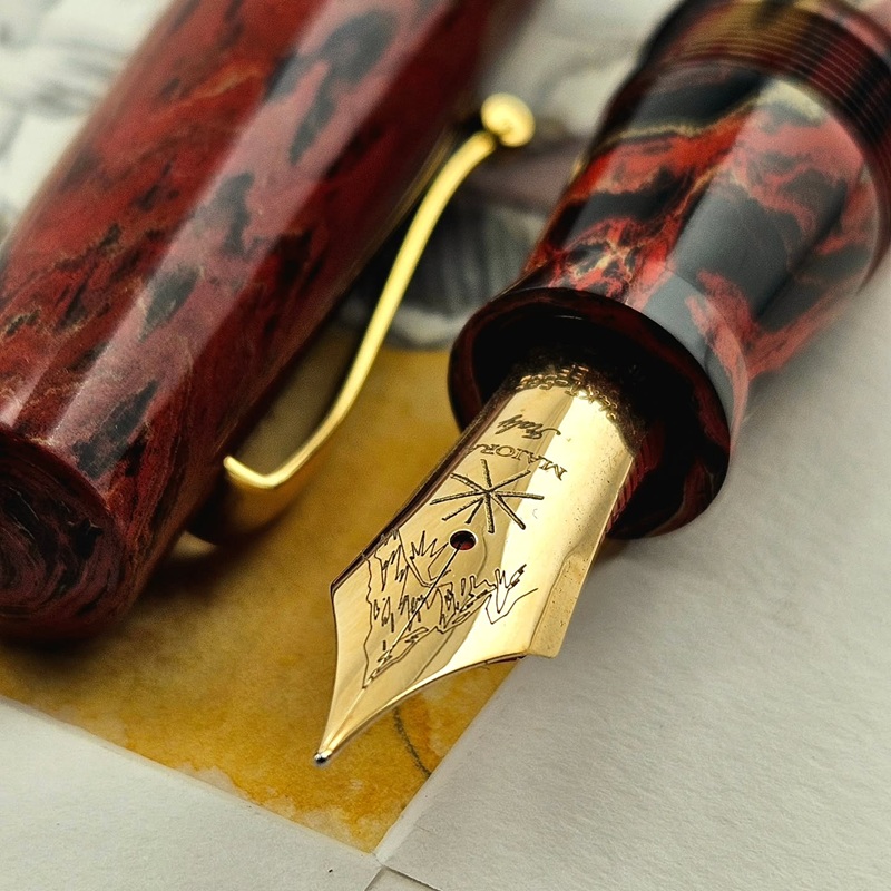 マイオーラ 限定生産品 エヴェレスト ヴルカニア 万年筆