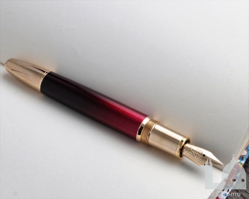 モンブラン　マイスターシュテュック　カリグラフィー ソリテール バーガンディ ラッカー フレキシブル ニブ 万年筆　Montblanc  Meisterstück Le Grand Burgundy Calligraphy Flex Nib 《送料無料》