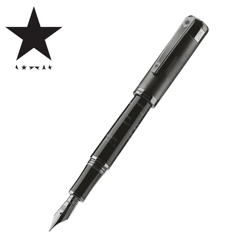 モンテグラッパ 限定生産品 デヴィッド・ボウイ ★(ブラックスター) 万年筆