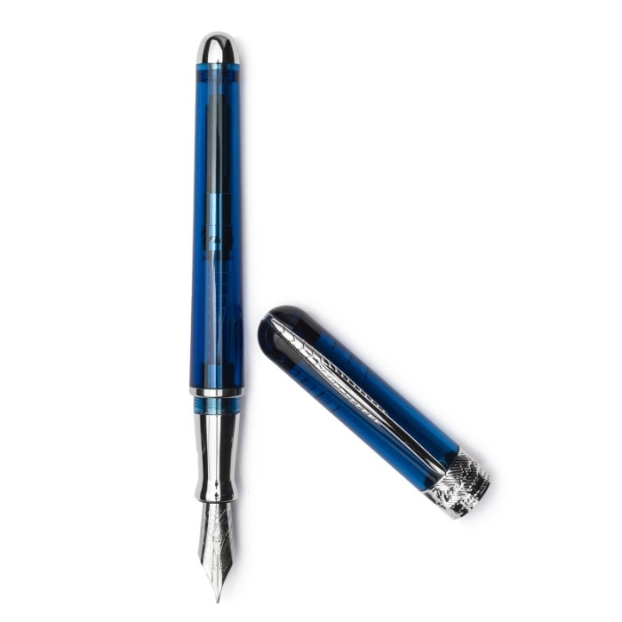 ピナイダー　アバター　ウルトラレジン　スカイブルー　デモ　万年筆