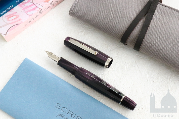 スクリーボ　限定生産品　フィール　ヴィオラ 万年筆 14Kフレックス/18K　SCRIBO Feel Viola Fountain Pen