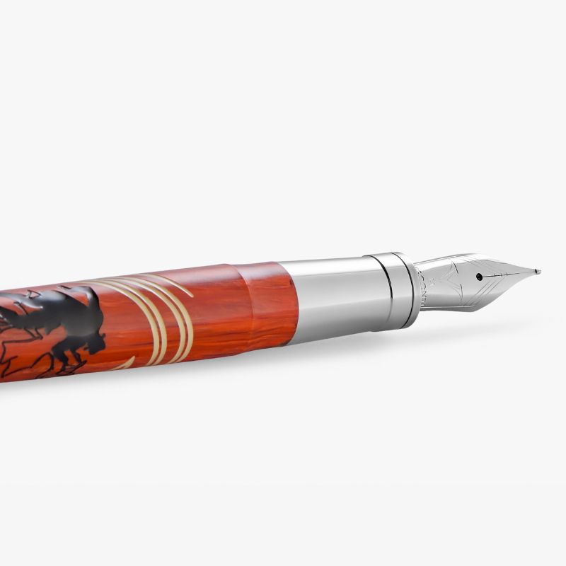 【希少廃盤・23K】ビスコンティ 万年筆 竹 アジア レッド VISCONTI ビスコンティ 限定生産品 アルフレッド・ヒッチコック ヴァーティゴ