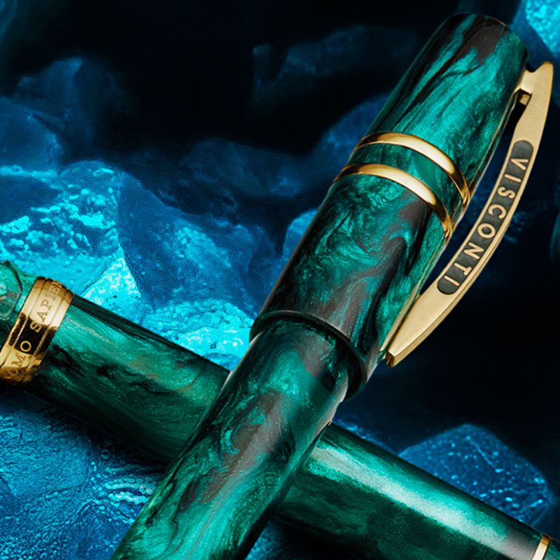 ビスコンティ 限定生産品 ホモサピエンス ダークエメラルド 万年筆