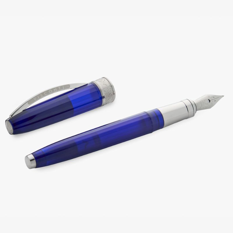 ビスコンティ ミケランジェロ トランスルーセント ブルー 万年筆