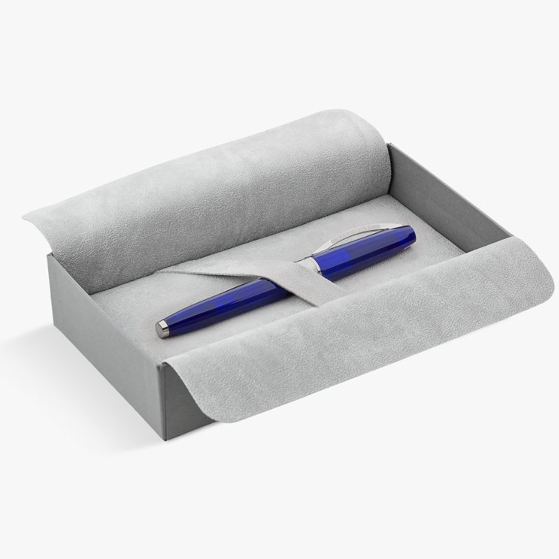 ビスコンティ　ミケランジェロ　トランスルーセント　ブルー　万年筆