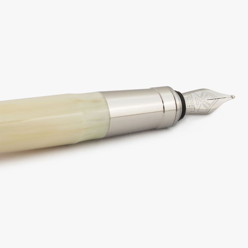 激安先着 バニラ 万年筆 VISCONTI ビスコンティ ホワイト 筆記具 マーブル 筆記具