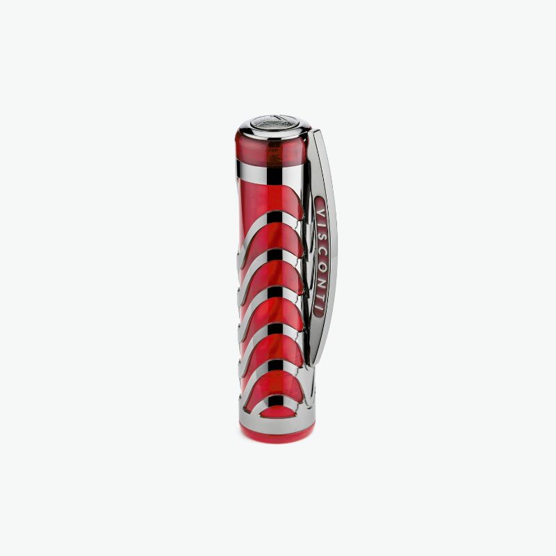 ビスコンティ 限定生産品 スケルトン ロッソ 万年筆